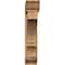 Ekena Millwork Balboa Traditional Rough Sawn Bracket w/ Offset Brace, Western Red Cedar, 8"W x 40"D x 40"H BKT0806X40X40BOA01RWR - alternate 2